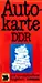 Autokarte der DDR